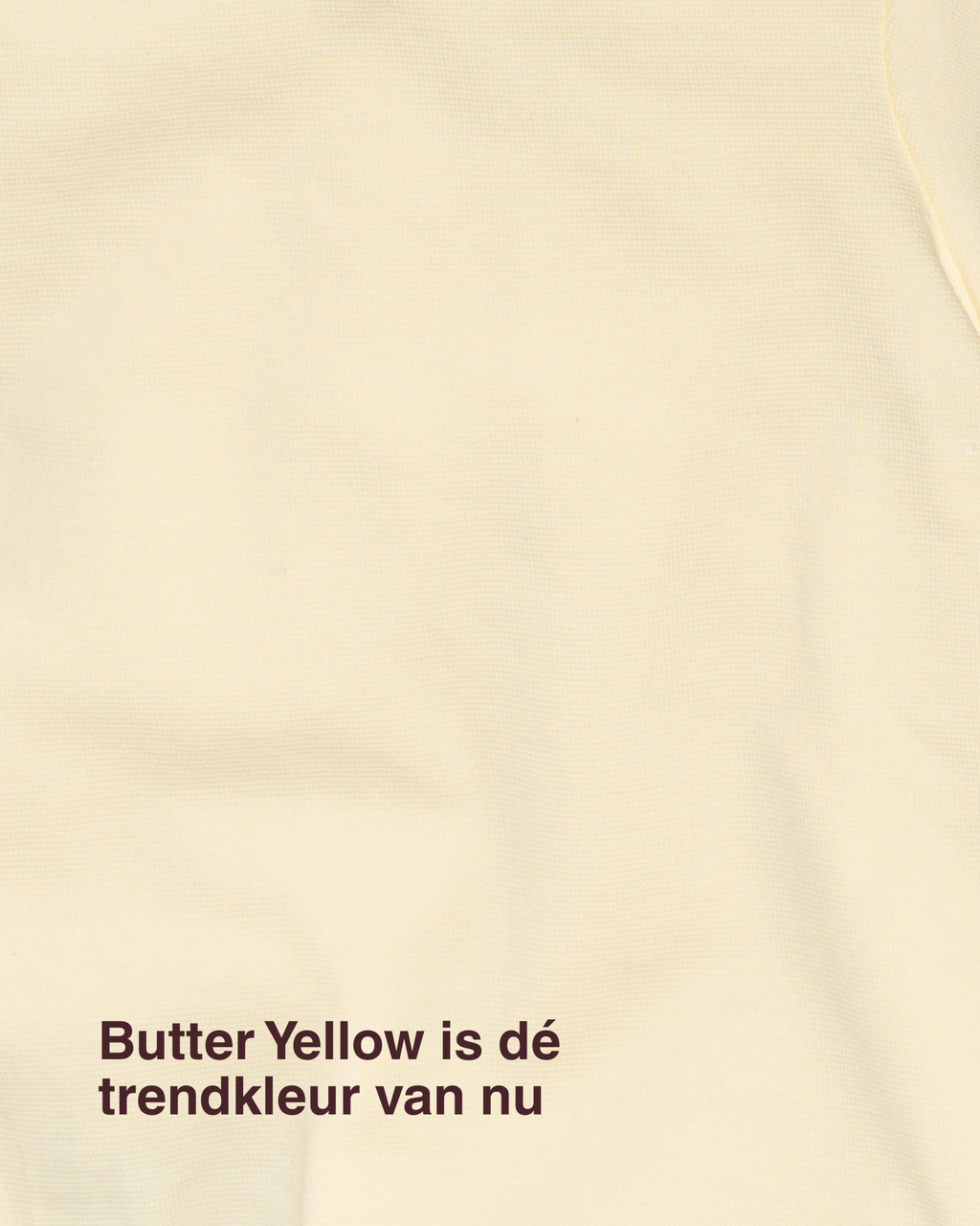 close up van de butter yellow kleur stof van de legging van besito baby