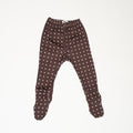 de voorkant van de modular legging in polka dot van besito baby