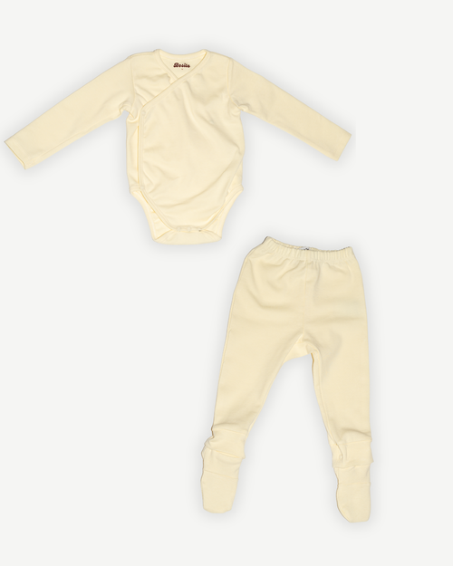 een matchende et in butter yellow besito baby