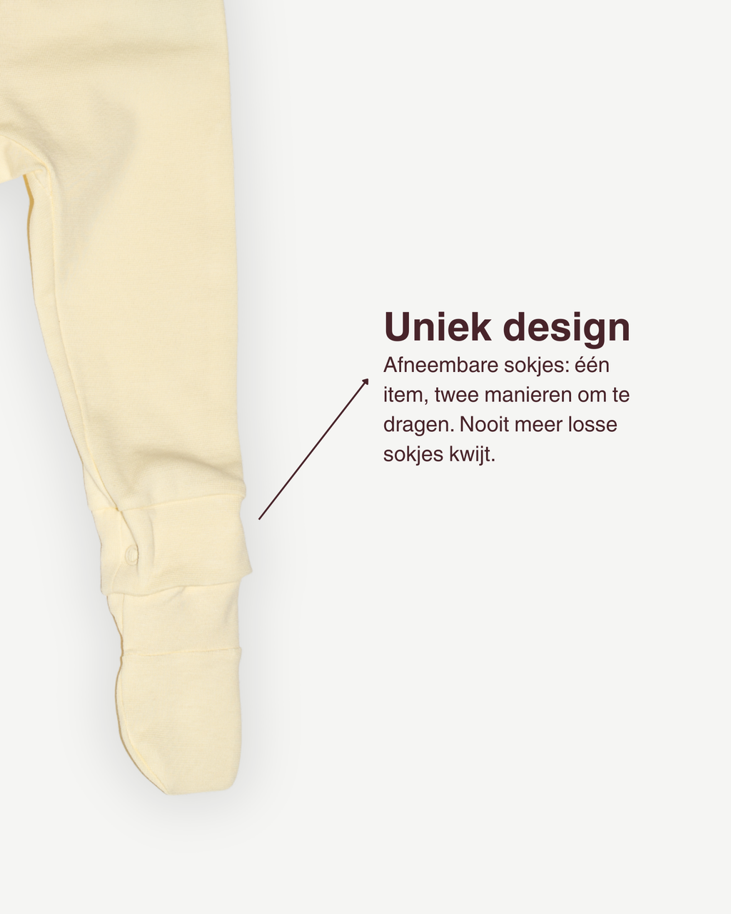 de reden waarom je de butter yellow modular legging van besito baby moet kopen, de usp 
