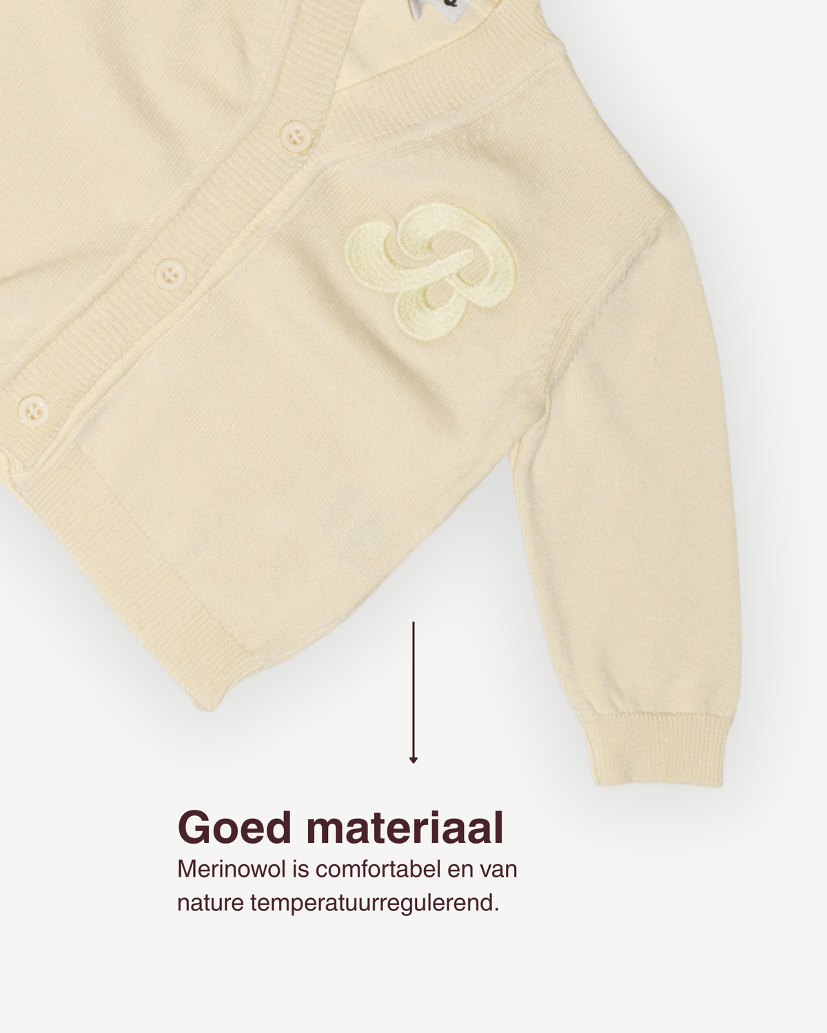 waarom je het merino wollen vestje wil in butter yellow van besito baby